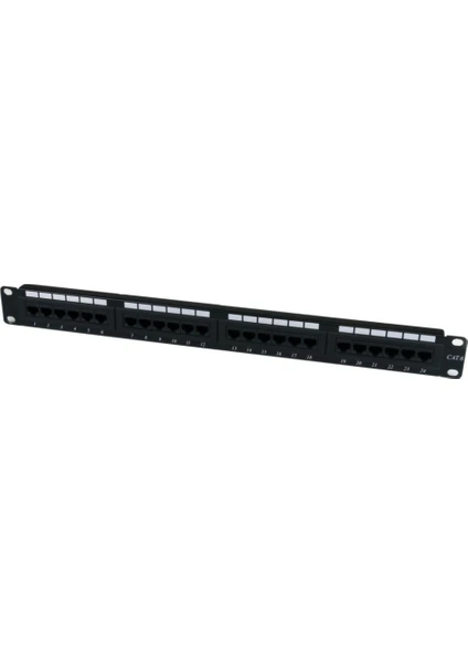 Hq Speed Cat6 24 Port Patch Panel Dolu