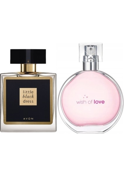 Little Black Dress Bayan Parfüm Edp 50 Ml+Wish Of Love 50ML