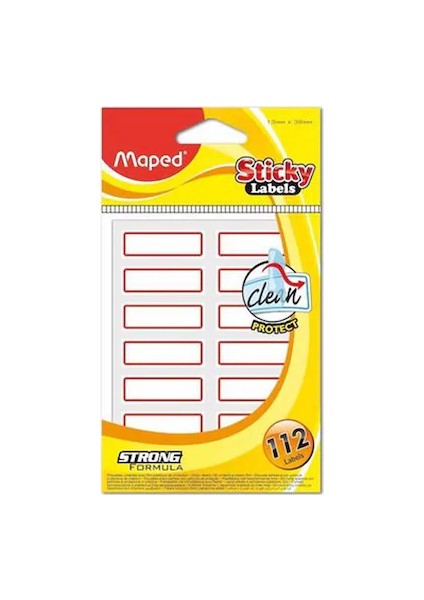Sticky Notes 13 x 38 mm Ayraç 112 Etiket