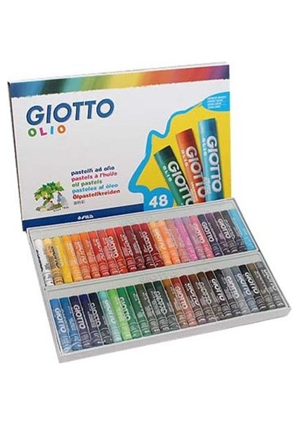 Olio - Yağlı Pastel (Silindir) 48 Renk