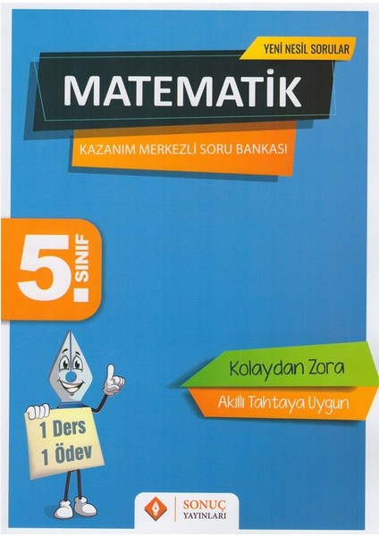 Sonuç Yayınları  5.Sınıf Matematik Kazanım Merkezli Soru Bankası