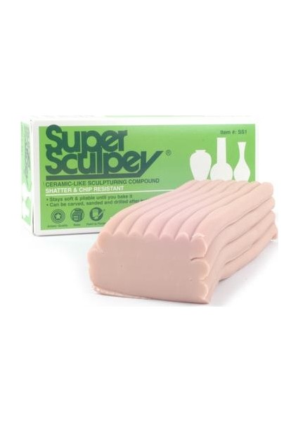 Super Sculpey Fırınlanabilir Seramik ve Model Hamuru 454 g
