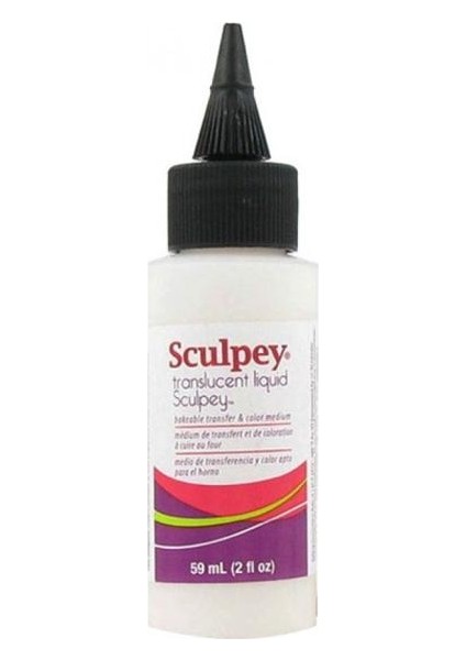Transluscent Liquid (Yarı Saydam Sıvı Polimer Kil, Fırınlanabilir Transfer ve Renklendirme Medyumu) 59 ml