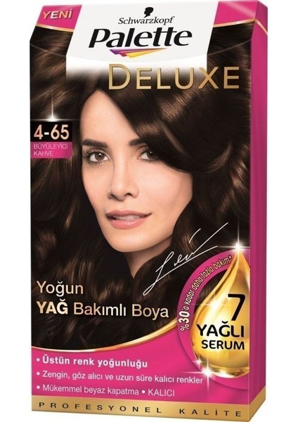 Deluxe 4/65 Büyüleyici Kahve Saç Boyası 3'lü Set