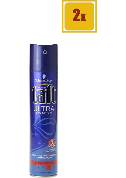 250 ml Ultra Güçlü Saç Spreyi 2'li Set