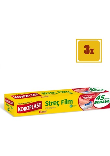 100 Mt Streç Film Kesme Bıçağı 3'lü Set