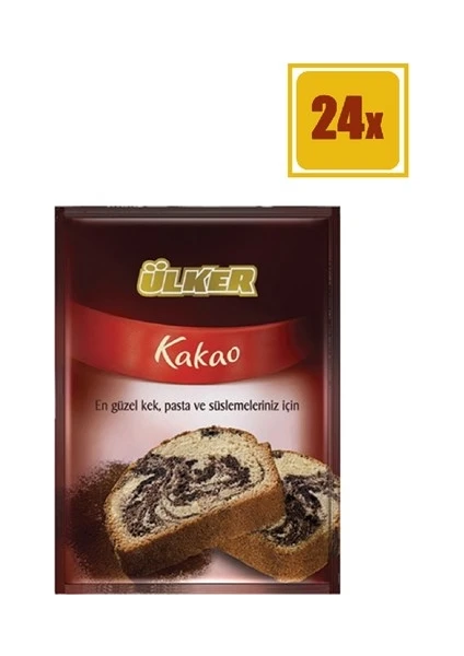 Poşet Toz Kakao 25 gr 24'Lü Set