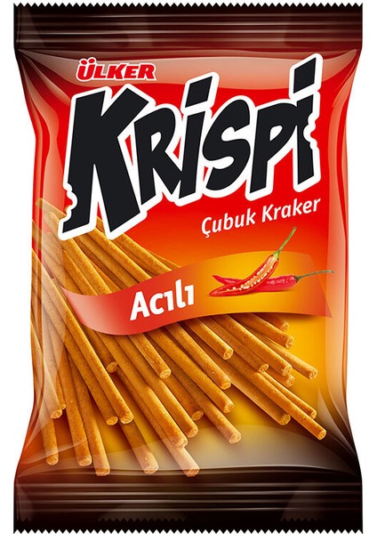 Krispi Acılı Çubuk Kraker 54 gr 15'Li Set