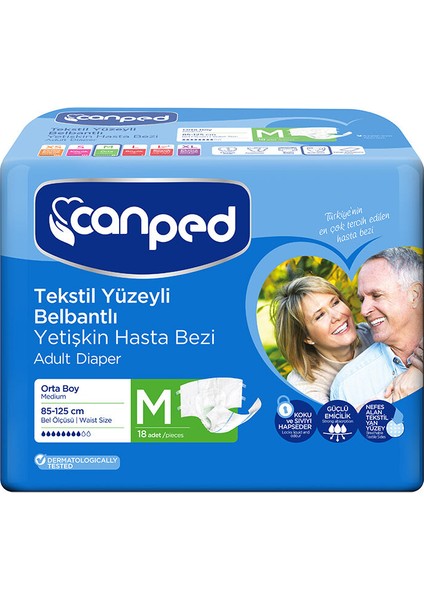 Belbantlı Hasta Bezi Eko Orta 18'li 3'lü Set fiyatları