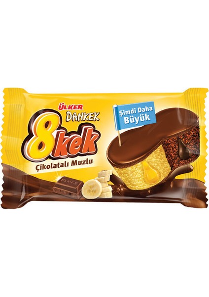 Dankek 8 Kek Çikolatalı Muzlu 55 gr 24'Lü Set fiyatları