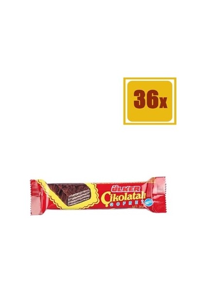 Çikolatalı Gofret 40 gr 36'lı Set