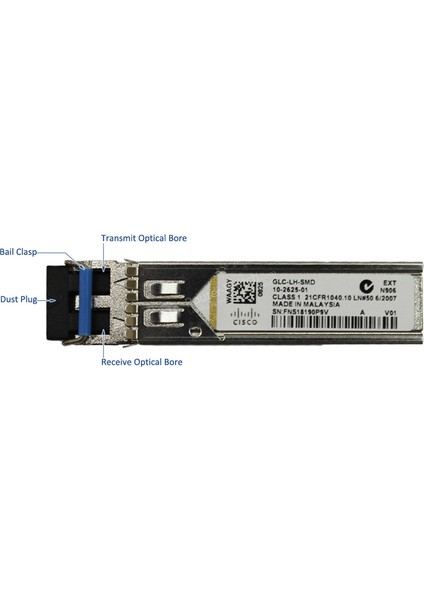 GLC-LH-SMD 1000BASE-LX/LH SFP Transceiver Module, MMF 1310nm, DOM