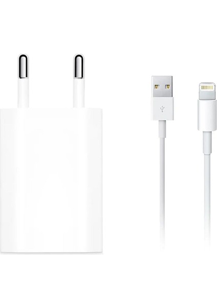 Apple iPhone Uyumlu Şarj Aleti + Lightning Kablosu