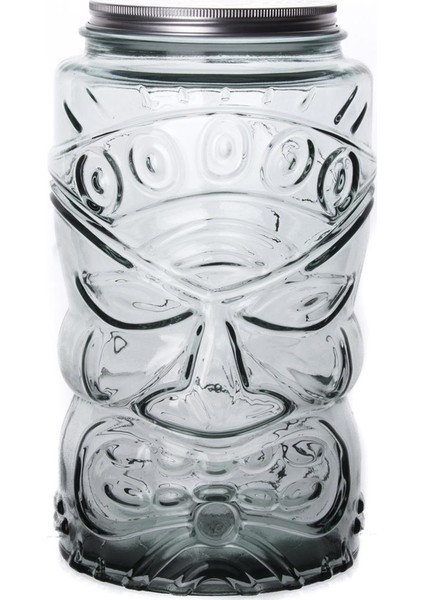 Tarro Tiki Metal Kapaklı Kavanoz 6 Litre