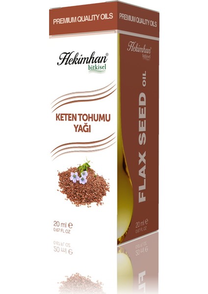 Bitkisel Keten Tohumu Yağı 20 ml
