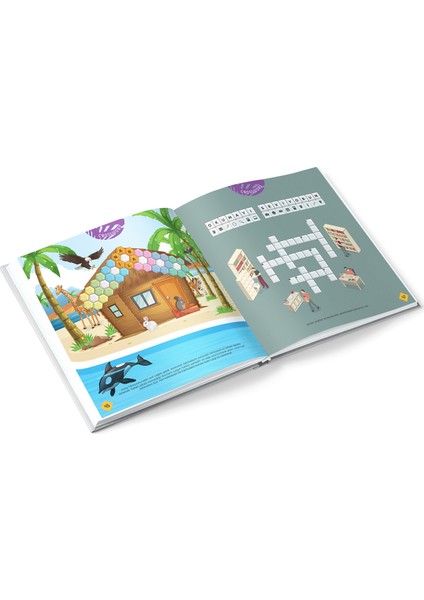 Crossword - 7-8-9 Yaş Level 2 - IQ Dikkat ve Yetenek Geliştiren Kitaplar Serisi 6
