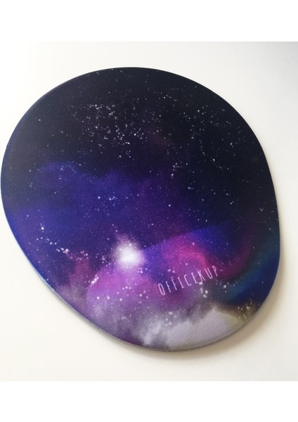 Office Küp Bilek Destekli Mouse Pad Galaxy