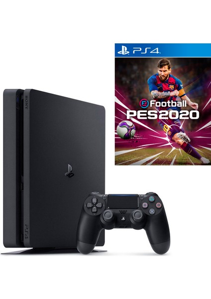 Playstation 4 Slim 1 TB Oyun Konsolu + Ps4 Pes 2020 Oyun (Eurasia Garantili)
