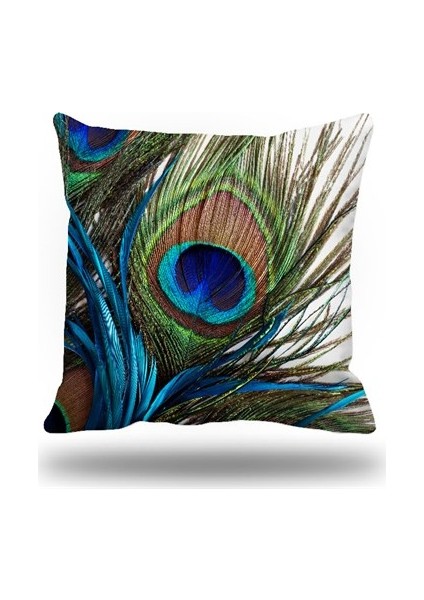 Tavuskuşu Kırlent Kılıfı