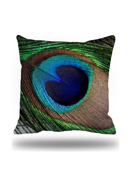 Tavuskuşu Kırlent Kılıfı