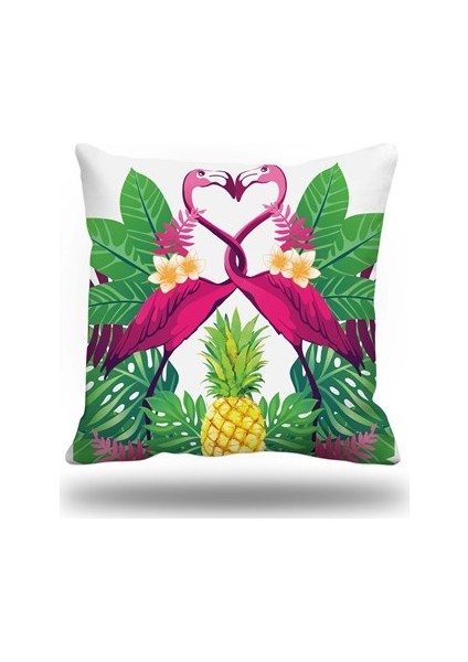 Tropikal Kırlent Kılıfı