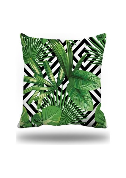 Tropikal Kırlent Kılıfı