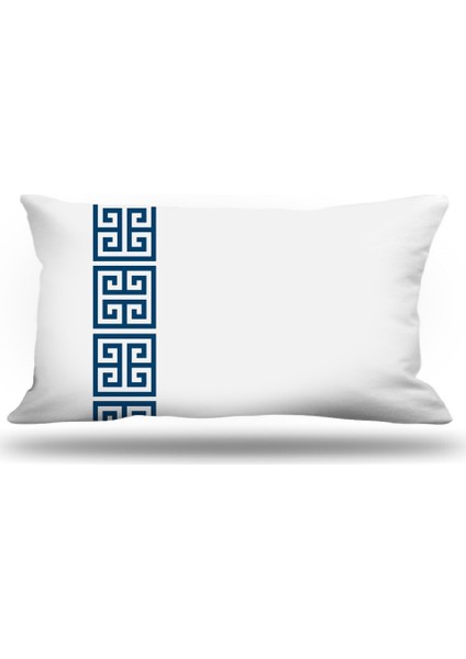 Yunananahtarı Kırlent Kılıfı