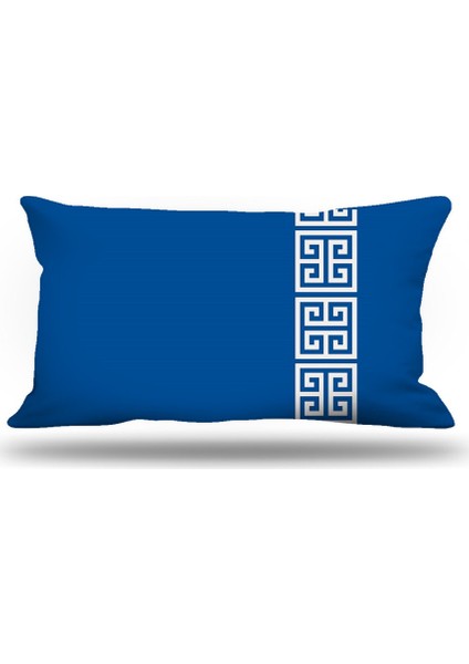 Yunananahtarı Kırlent Kılıfı