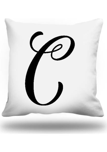 Harf-Elyazısı Kırlent Kılıfı