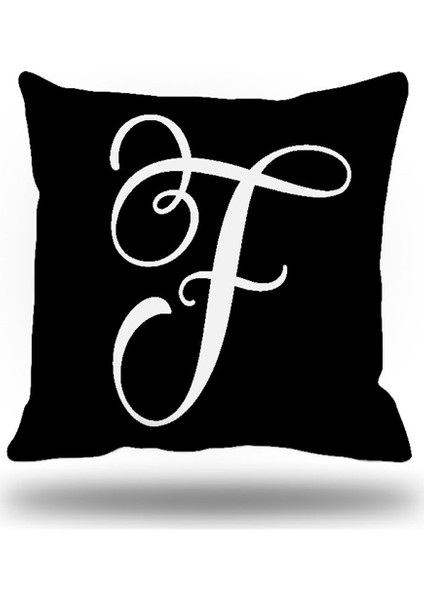 Harf-Elyazısı Kırlent Kılıfı