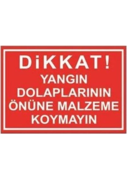 Uyarı Levhası Stw038