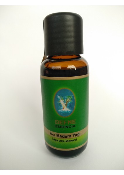 Acı Badem Yağı Soğuk Pres Yağ Cilt Bakım ve Masaj Yağı 30 ml