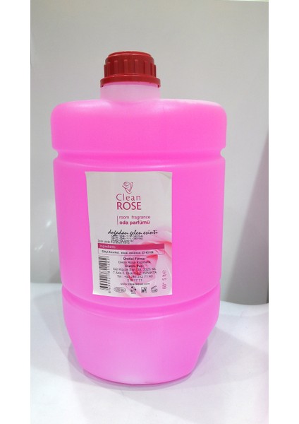 Clean Rose Gül Bahçesi Oda Parfümü (5000 Ml)