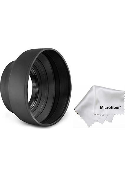 58 mm 3 Kademeli Ayarlanabilir Kauçuk Parasoley Rubber Hood