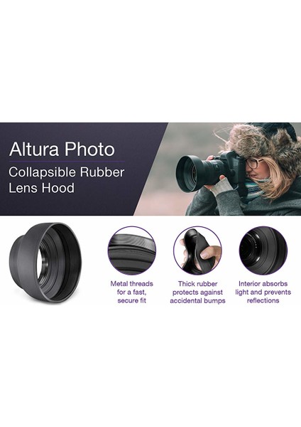 58 mm 3 Kademeli Ayarlanabilir Kauçuk Parasoley Rubber Hood fiyatları