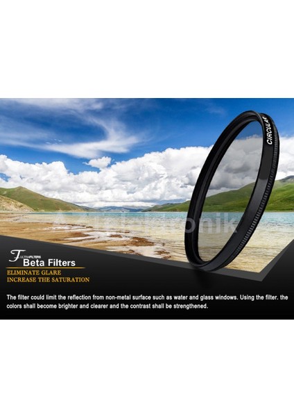 Nikon D5000 D5100 D5200 18-55 mm Lens İçin 52 mm Cpl Circular Polarize Filtre