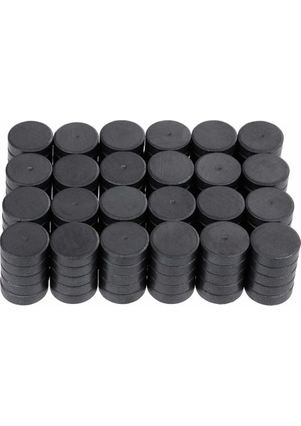 15x3 mm Yuvarlak Ferrit Mıknatıs Süsleme Mıknatısı Magnet (100 Adet)