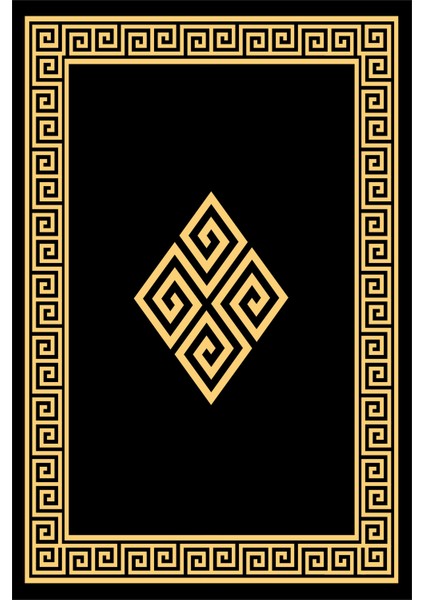 Kaymaz Taban Yıkanabilir Resmi̇ro Vektörel Kanca Desenli Dijital Baskılı Halı fiyatları