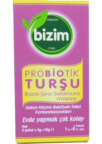 Doğadan Bizim Probiotik Turşu Mayası 5 Adet