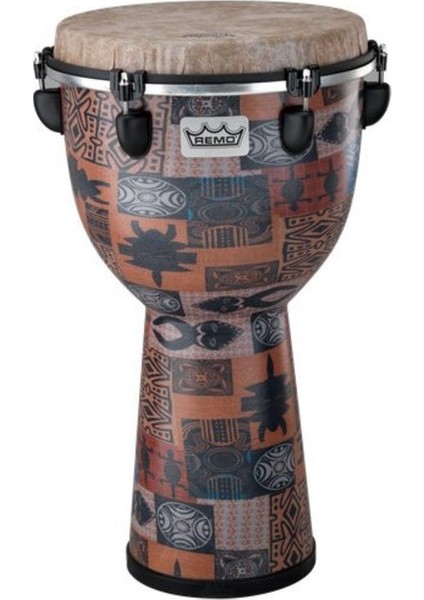 APEX DESIGNER SERIES DJEMBE ORANGE KINTE 12 x 22 inç
