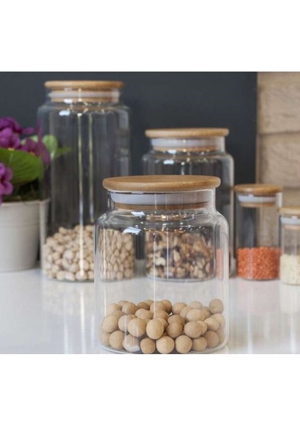 Tohana Bambu Kapaklı Cam Kavanoz 2250 ml fiyatları