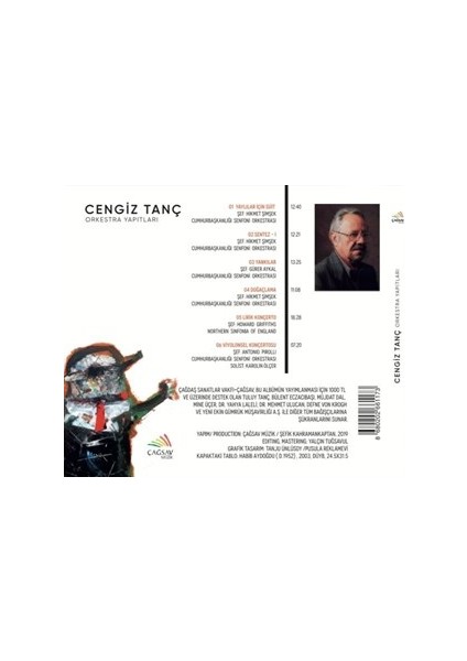 Cengiz Tanç / Orkestra Yapıtları CD