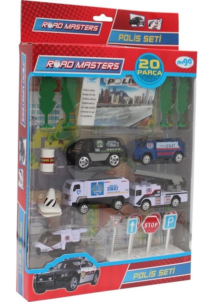 Die Cast Polis Seti 20 Parça