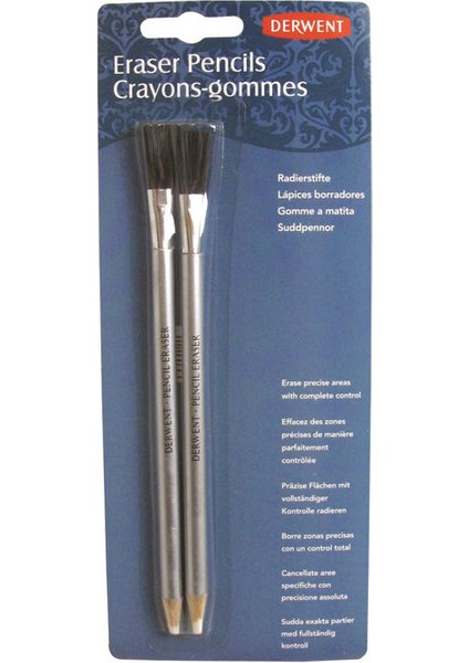 Fırçalı Kalem Silgi 2'li Blister