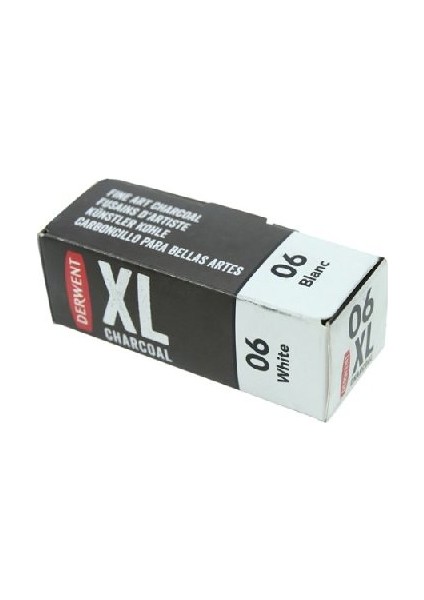 XL Charcoal Block Kalın Kömür Füzen 06 White