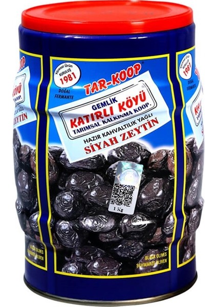 Katırlı Teneke Zeytin 1000 gr