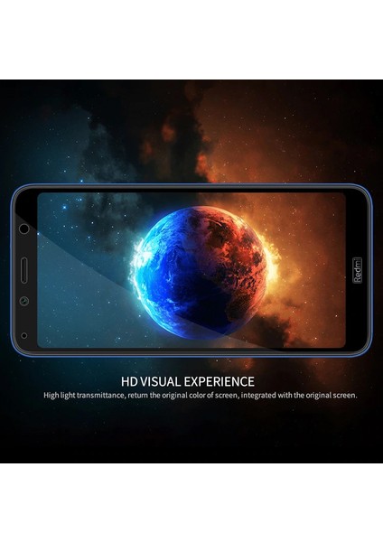 Xiaomi Redmi 7A Tam Kaplayan Temperli Cam Ekran Koruyucu Siyah