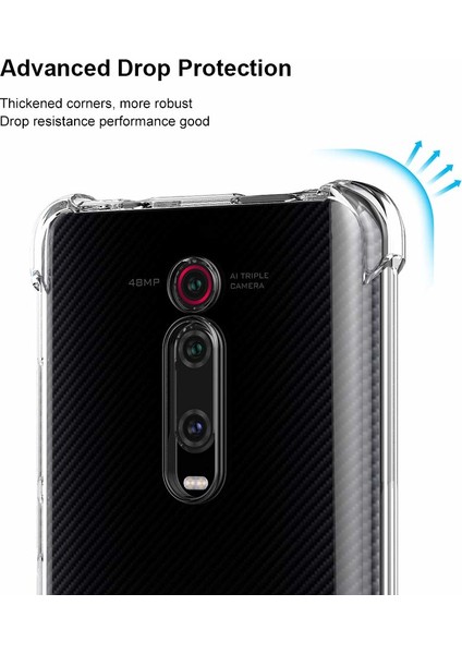 Shock Absorbing Kılıf Xiaomi Redmi K20 Şeffaf