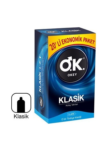 Klasik Prezervatif 20'li