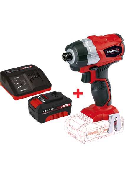 Yüksek Torklu Kömürsüz Akülü Vidalama Te-Cı 18 Li Kit+18V 3 Ah Starter-Kit(4510030-1)